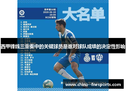 西甲锋线三重奏中的关键球员是谁对球队成绩的决定性影响 西甲锋线三重奏中的关键球员是谁对球队成绩的决定性影响