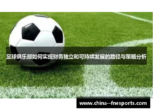 足球俱乐部如何实现财务独立和可持续发展的路径与策略分析 足球俱乐部如何实现财务独立和可持续发展的路径与策略分析